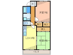 メゾンオ－クラの物件間取画像